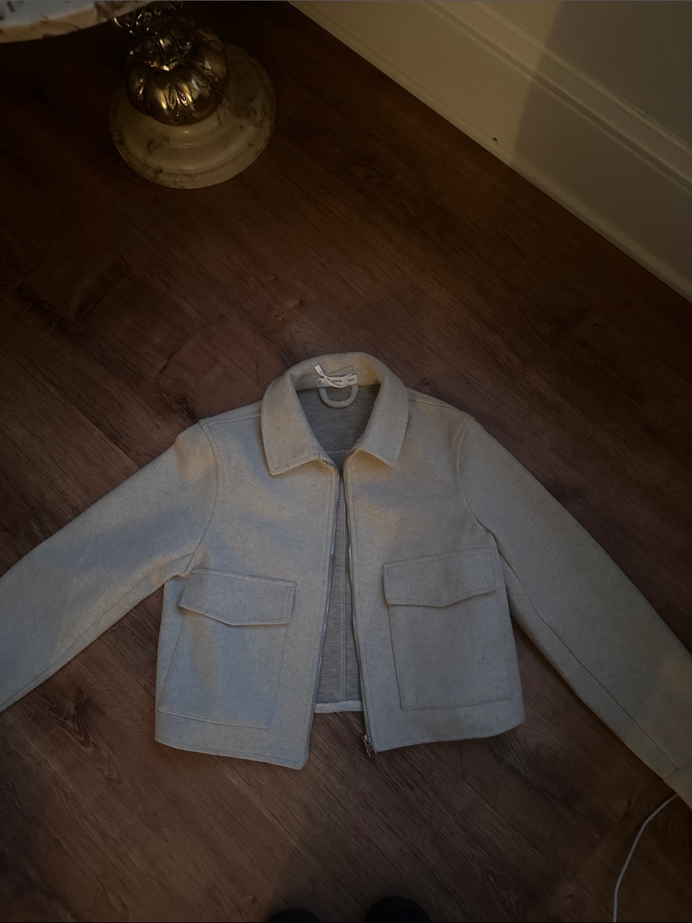 MANGO boxy jacket with pockets